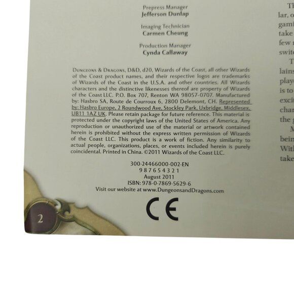 Dungeons And Dragons Players 4th Edition Handbook Dungeon Masters 2011 Book Lot - Picture 16 of 16